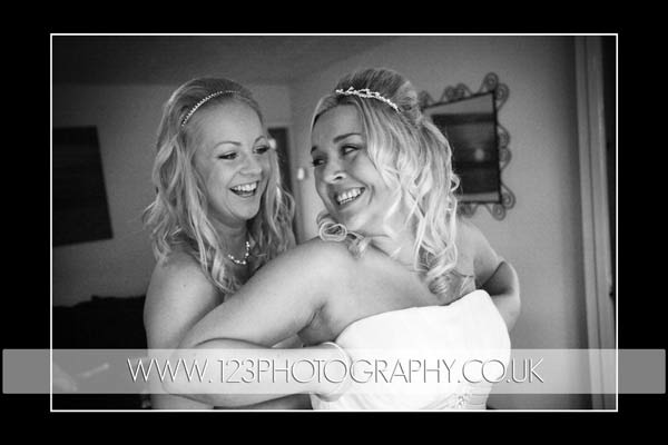 Naomi and Danny's wedding photography at Chevin Country Park Hotel, Otley