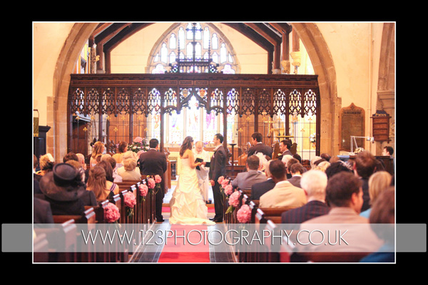 Amie and Michael's wedding photography at Otley Parish Church, Otley, West Yorkshire