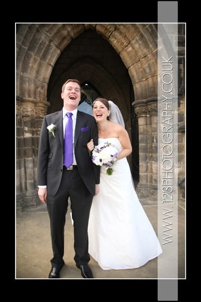 Victoria and Mark's wedding photography at St. Chad's Church Headingley and Boddington Hall, Leeds