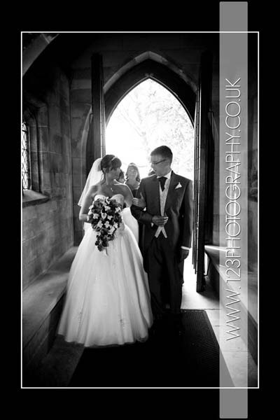 Lisa and Steve's wedding photography at St. Mary's Church, Horbury