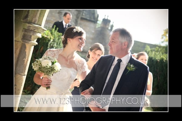 Anna and James's wedding photography at St Wilfred's Church, Burnsall
