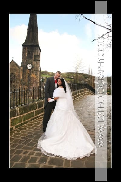 Adelaide and Mark's Wedding Photography at St. Bartholomews Church, Ripponden