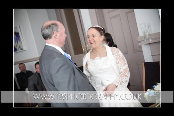 Debbie and Bill's wedding photography at Leeds Town Hall, West Yorkshire