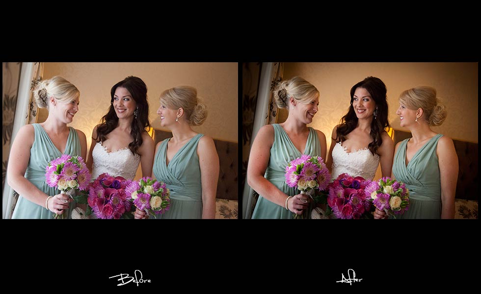 Airbrushing Leeds Wedding Photographer, photoshopped Leeds wedding
